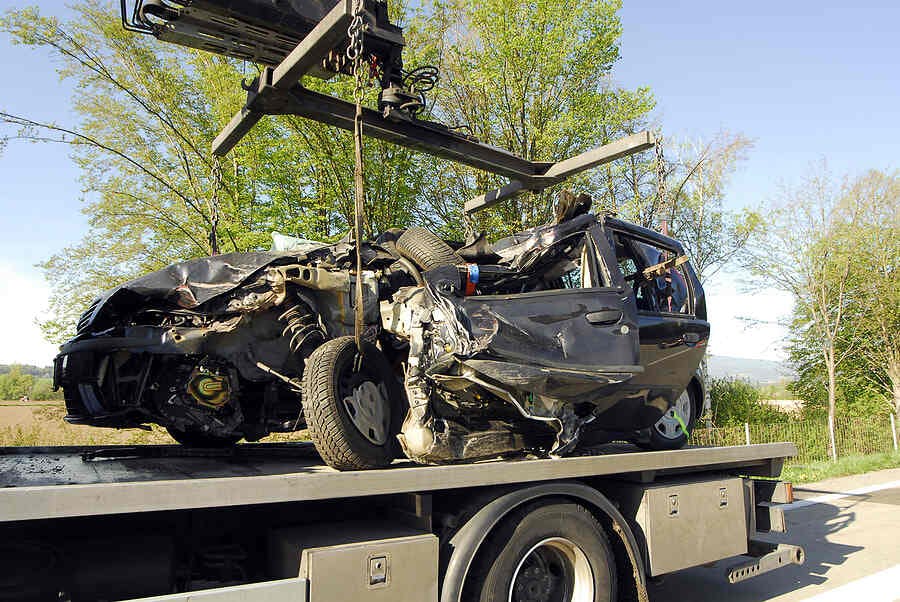 car that has been in an accident