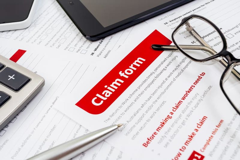 Forms to fill out a claim
