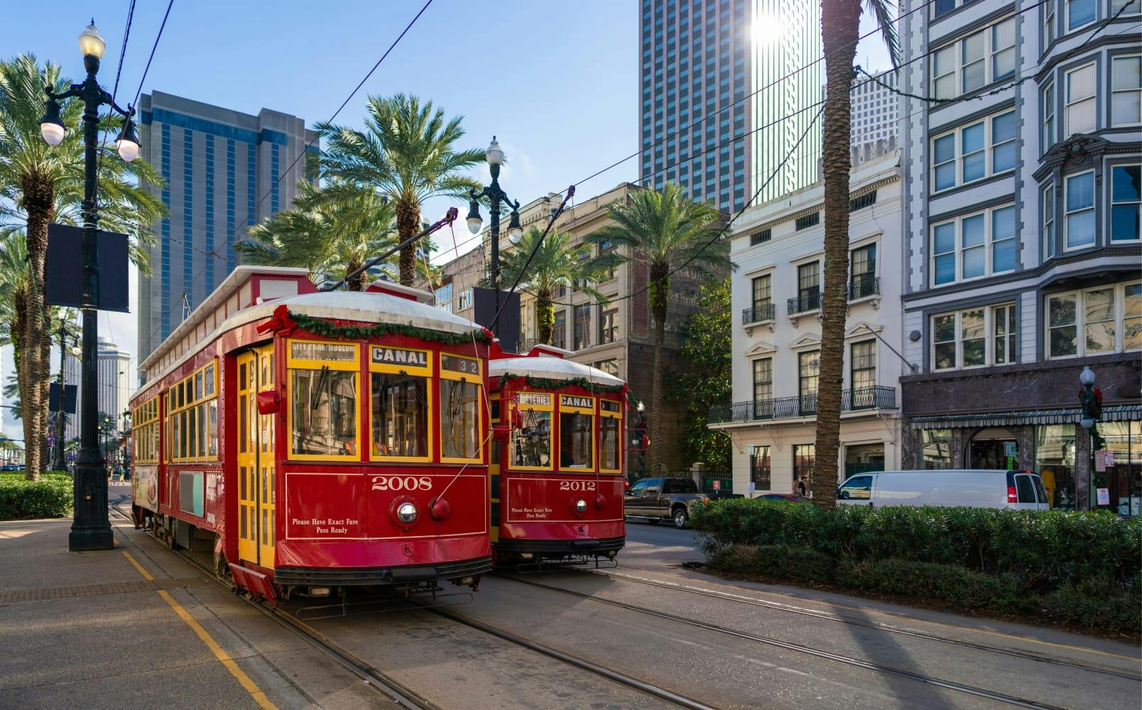 Trolley in the street