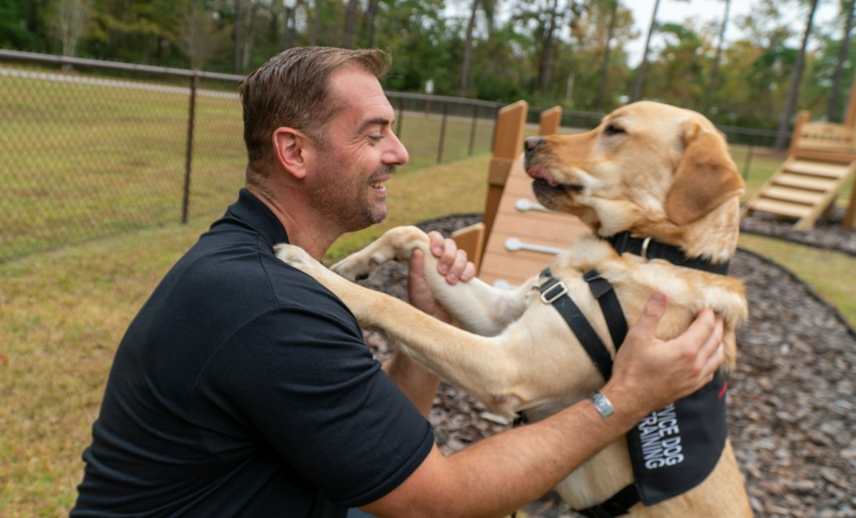 Watch How Service Dog Menji Has Changed Veteran Mike's Life | Robert ...