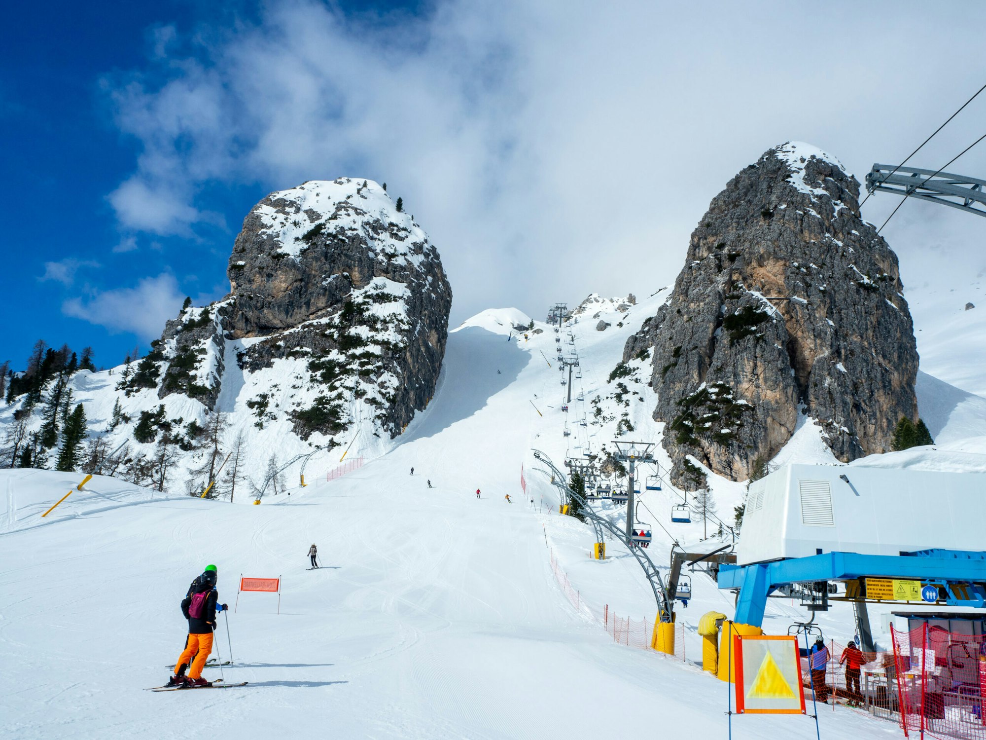 Cortina d'Ampezzo Alpine downhill ski course