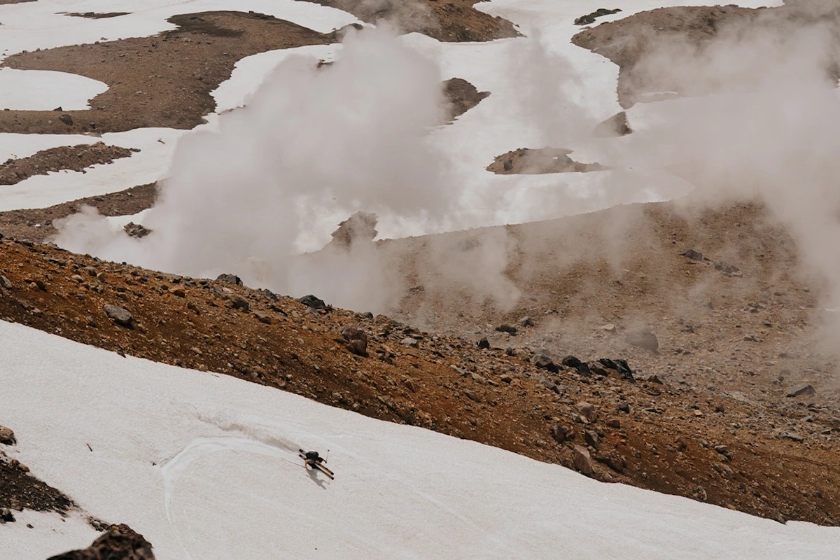Summer Skiing on the Tallest Mountain in Hokkaido, Japan