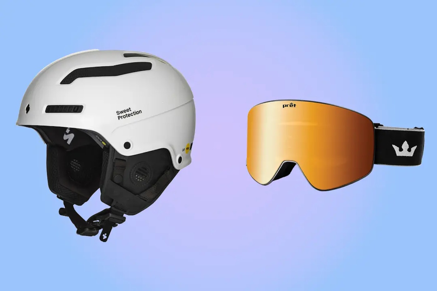 Sweet Protection Trooper VI Helmet and Pret C Series Goggles