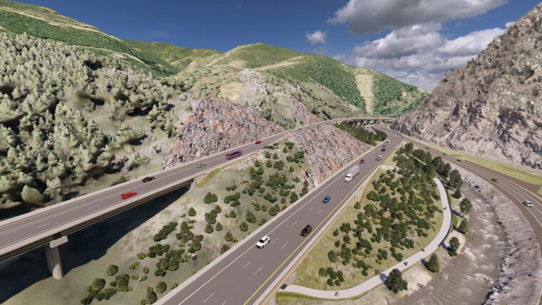スカイロードページ End in Sight for I-70 Ski Traffic