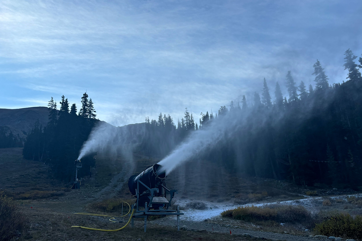 Arapahoe Basin is Among the First Resorts in North America to Kick off Snowmaking