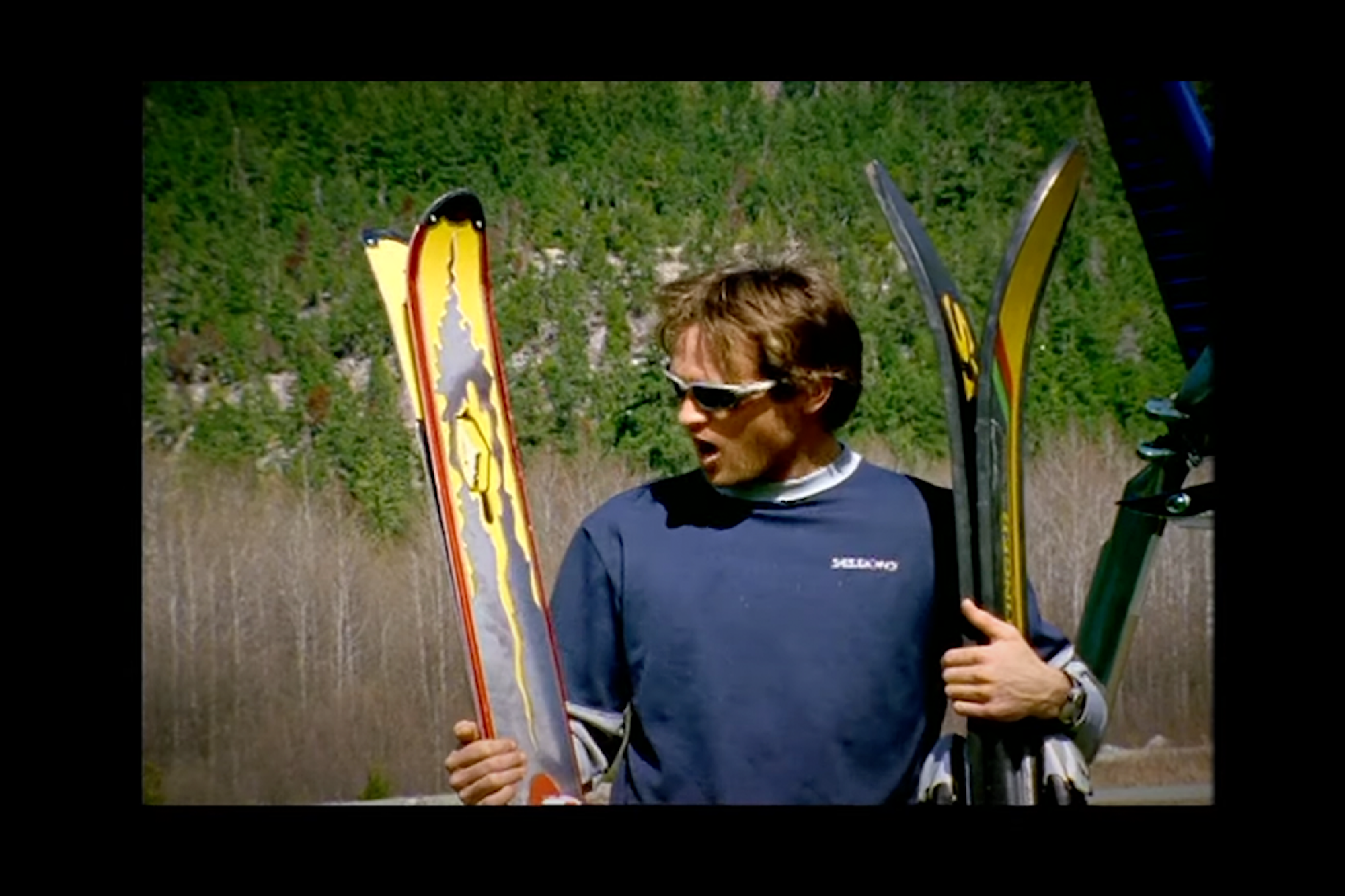 Scott Gaffney Takes Shane McConkey's Iconic Stinger Water Skis for a Rip at Palisades Tahoe