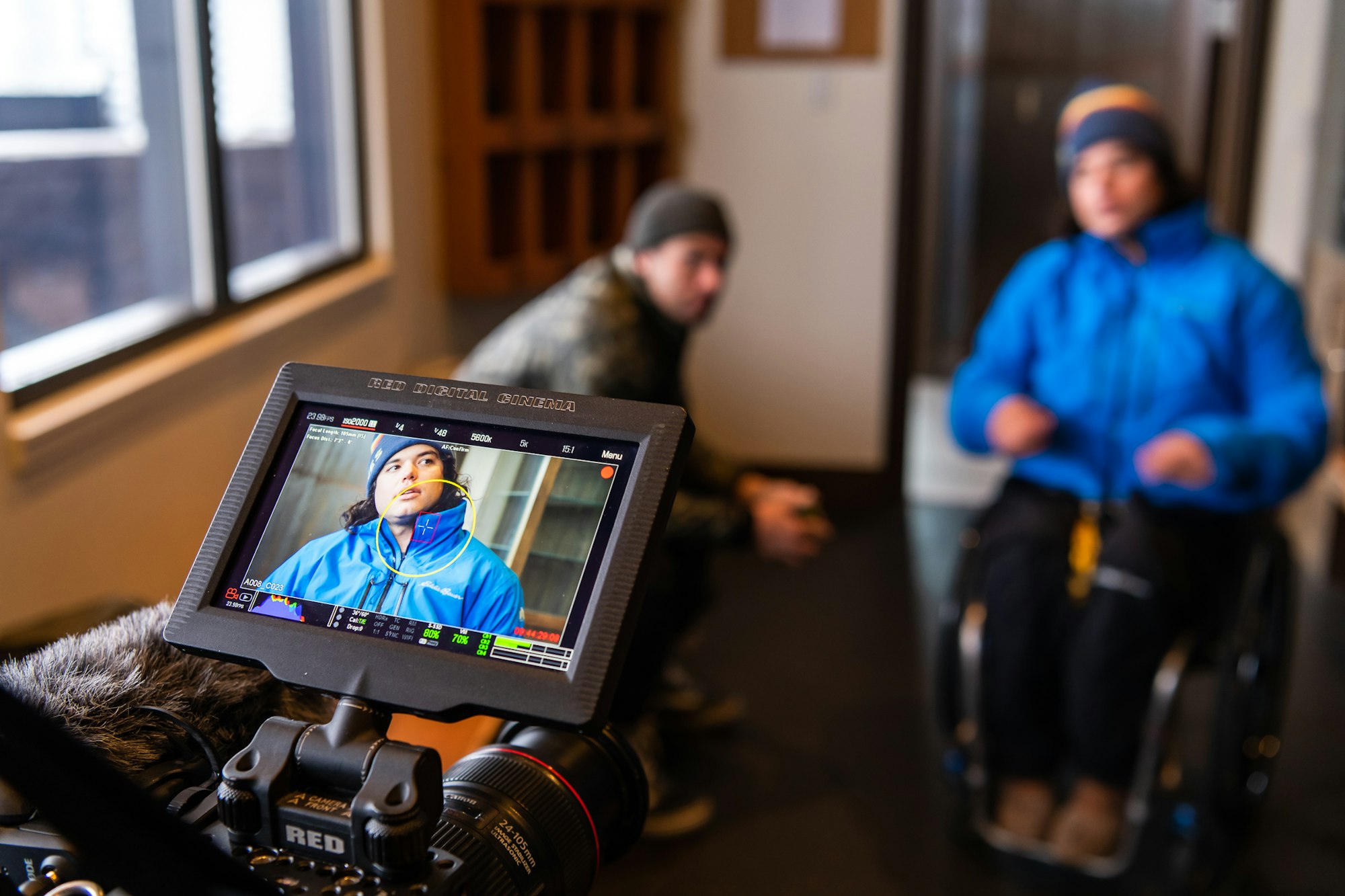 Trevor Kennison sits for a video interview