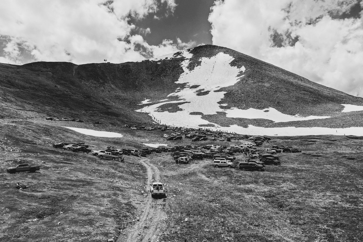 Gathering at Fourth of July bowl in Breckenridge, CO