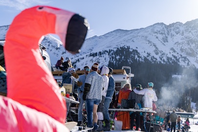 Give work your best excuse for a “beach” day at Arapahoe Basin