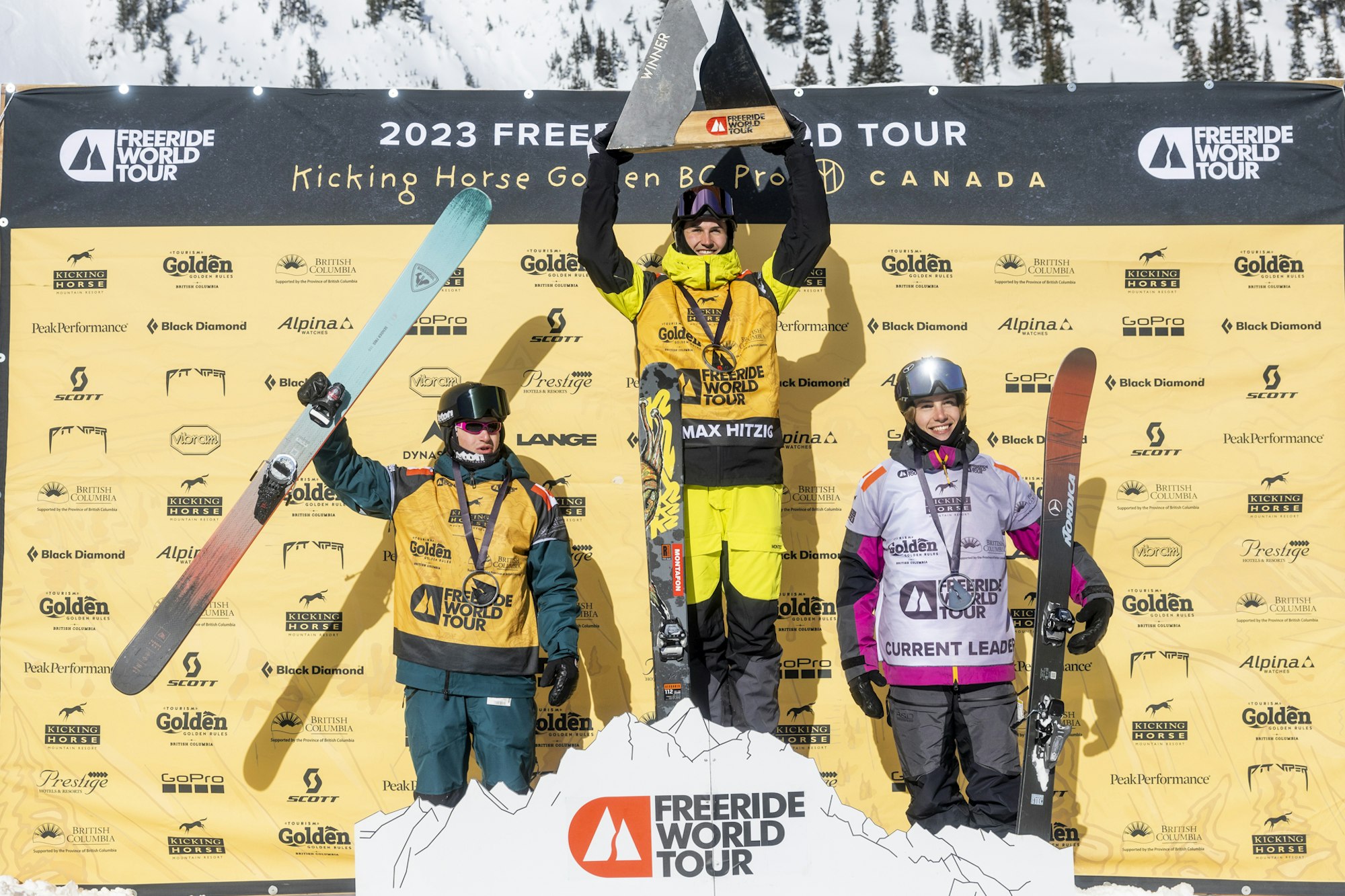 Freeride World Tour women's podium