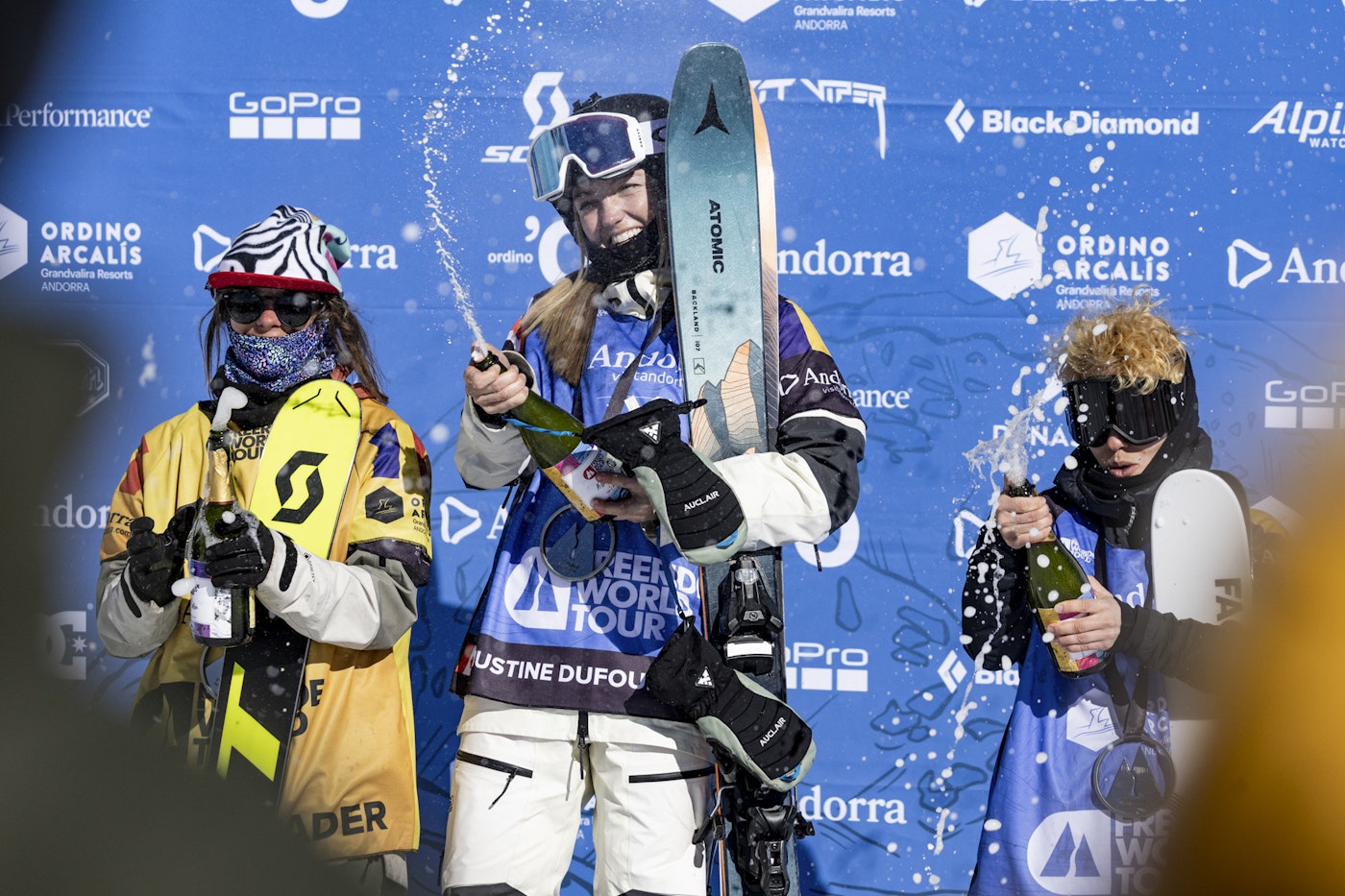 Freeride world tour women's podium