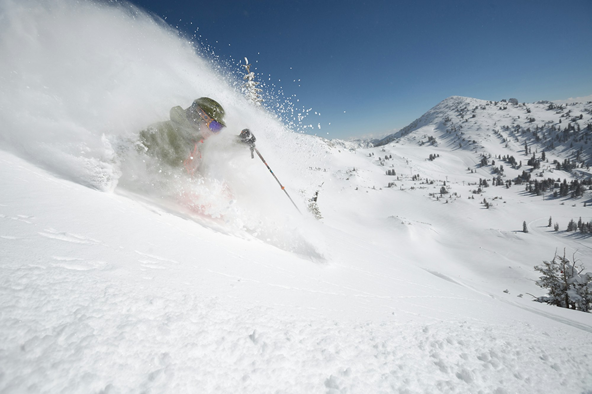 Skier at Snowbird, UT