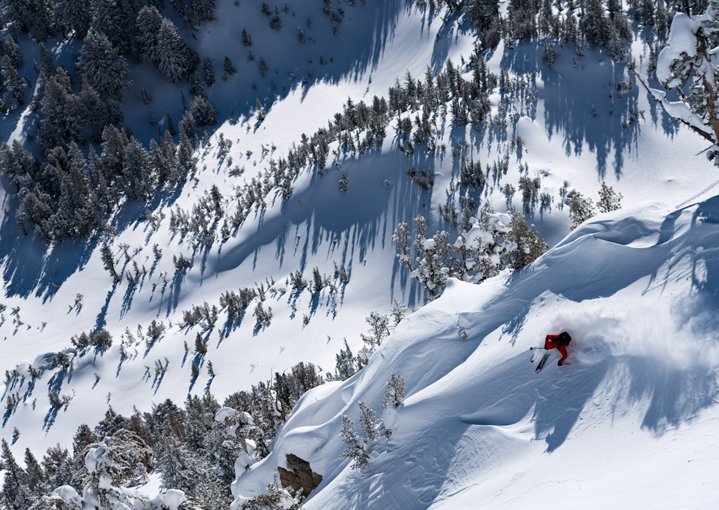 Skier Chris Benchetler in the Mammoth Backcountry in California