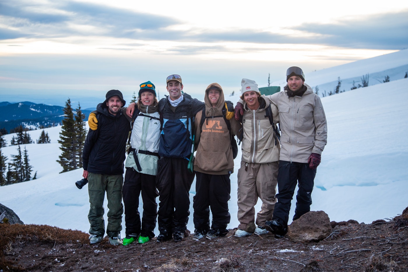Skiers at Mt. Hood, Oregon