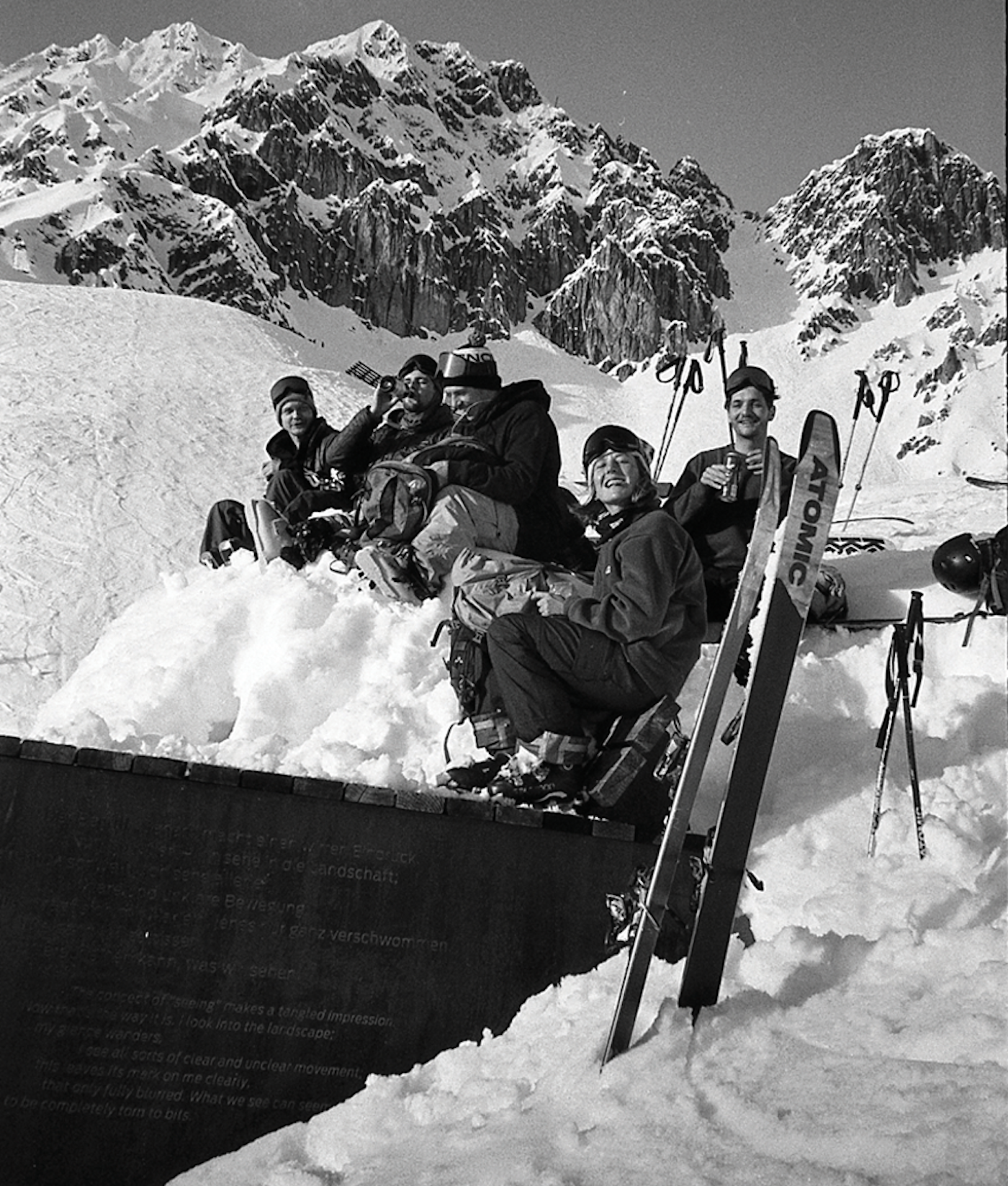 El. Makrell Crew in Nordkette, CHE