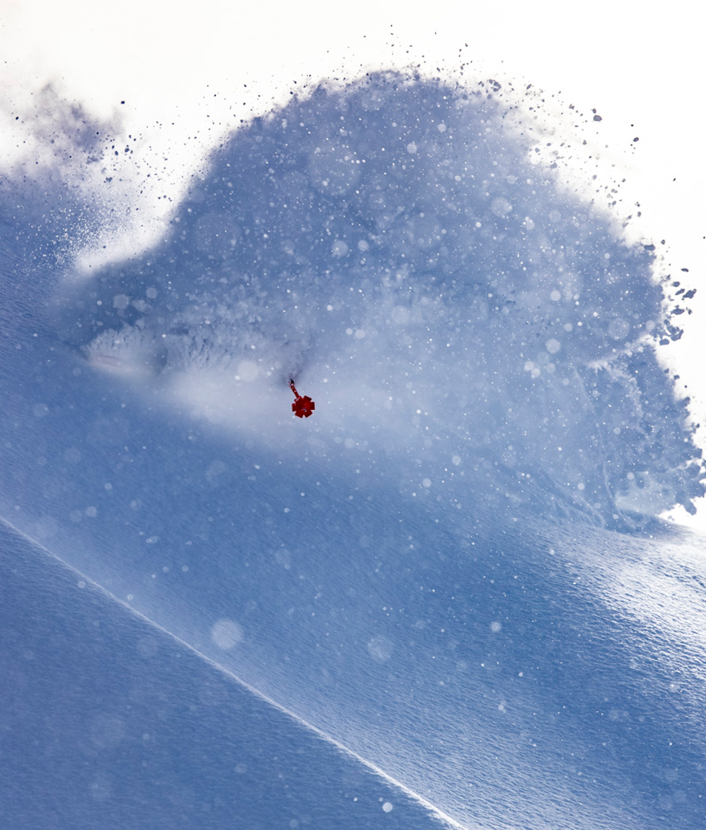 Skier Paula Hansen in Engelberg, CHE