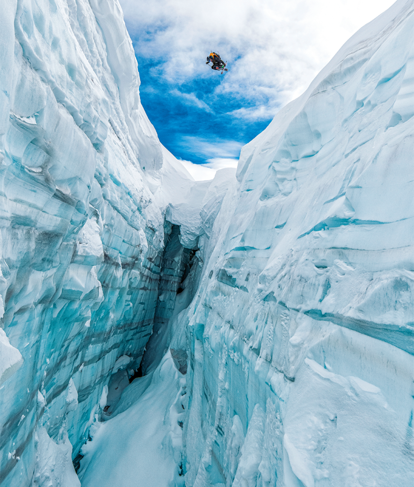 Skier Sam Anthamatten in Zermatt, SUI