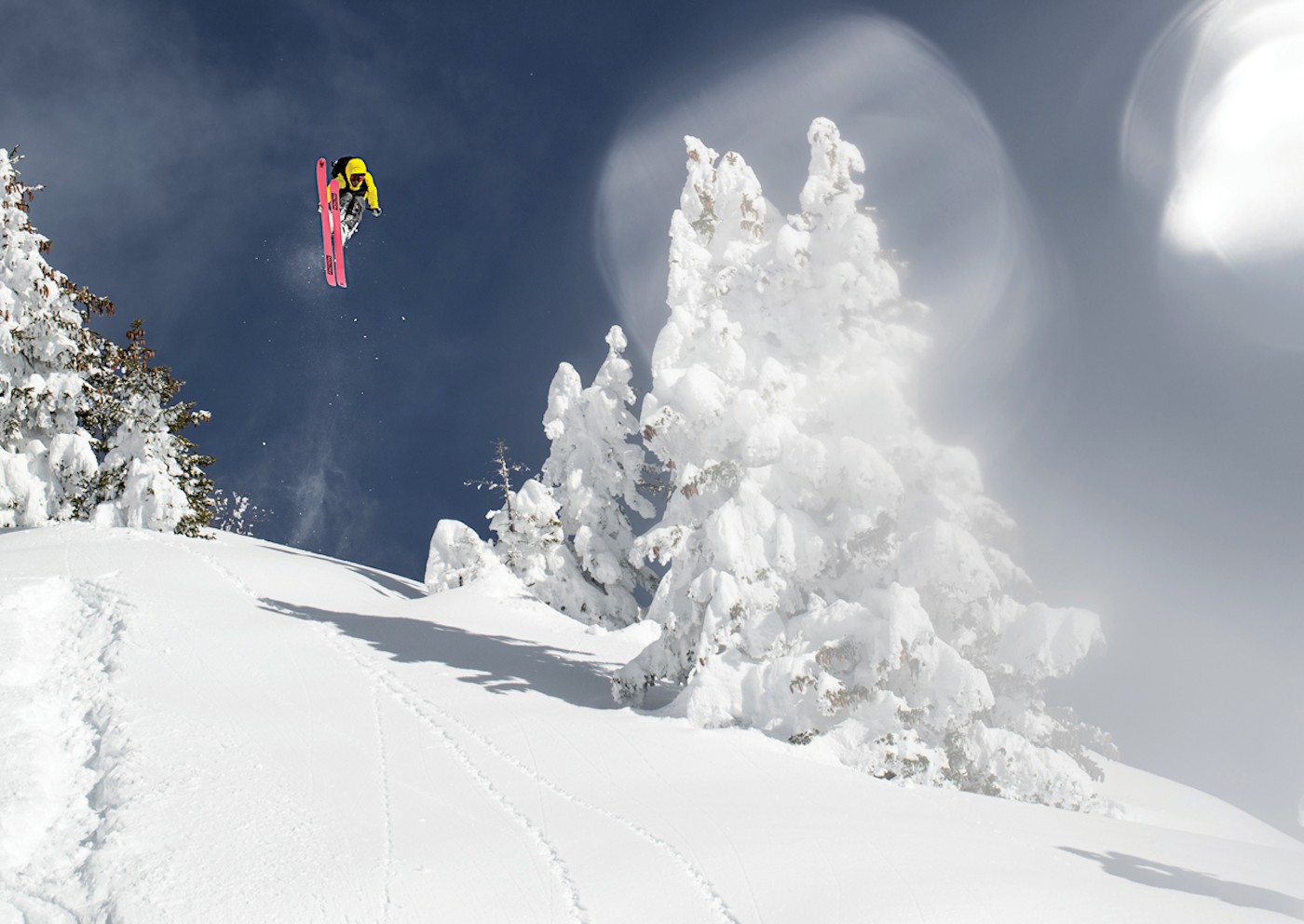Skier Alex Hall in La Rosiere, FRA