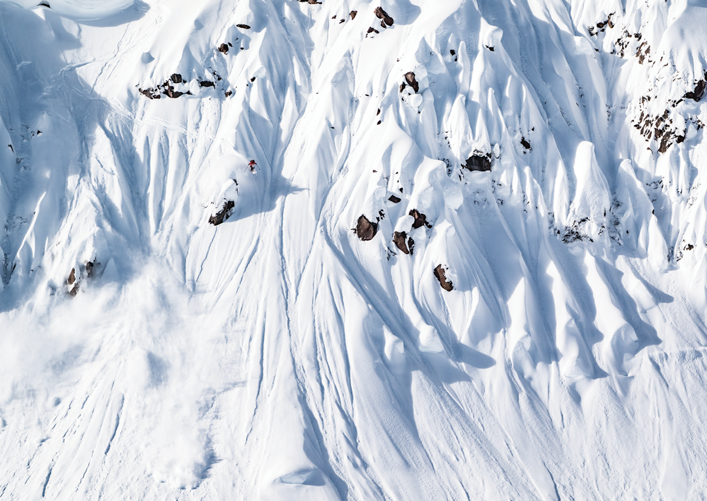 Skier Anna Segal in Whistler, BC