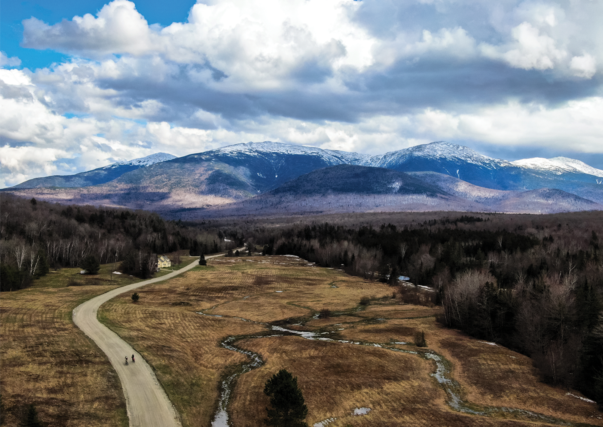 Adirondack Mountains overhead view