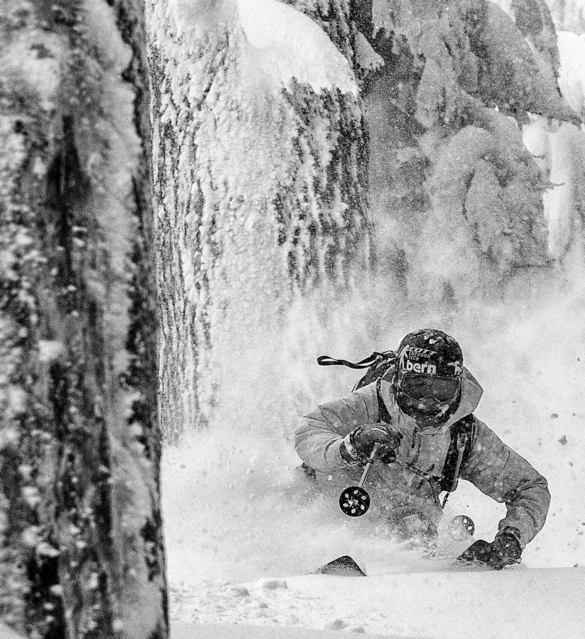 Skier KC Deane at Mt. Bachelor, OR