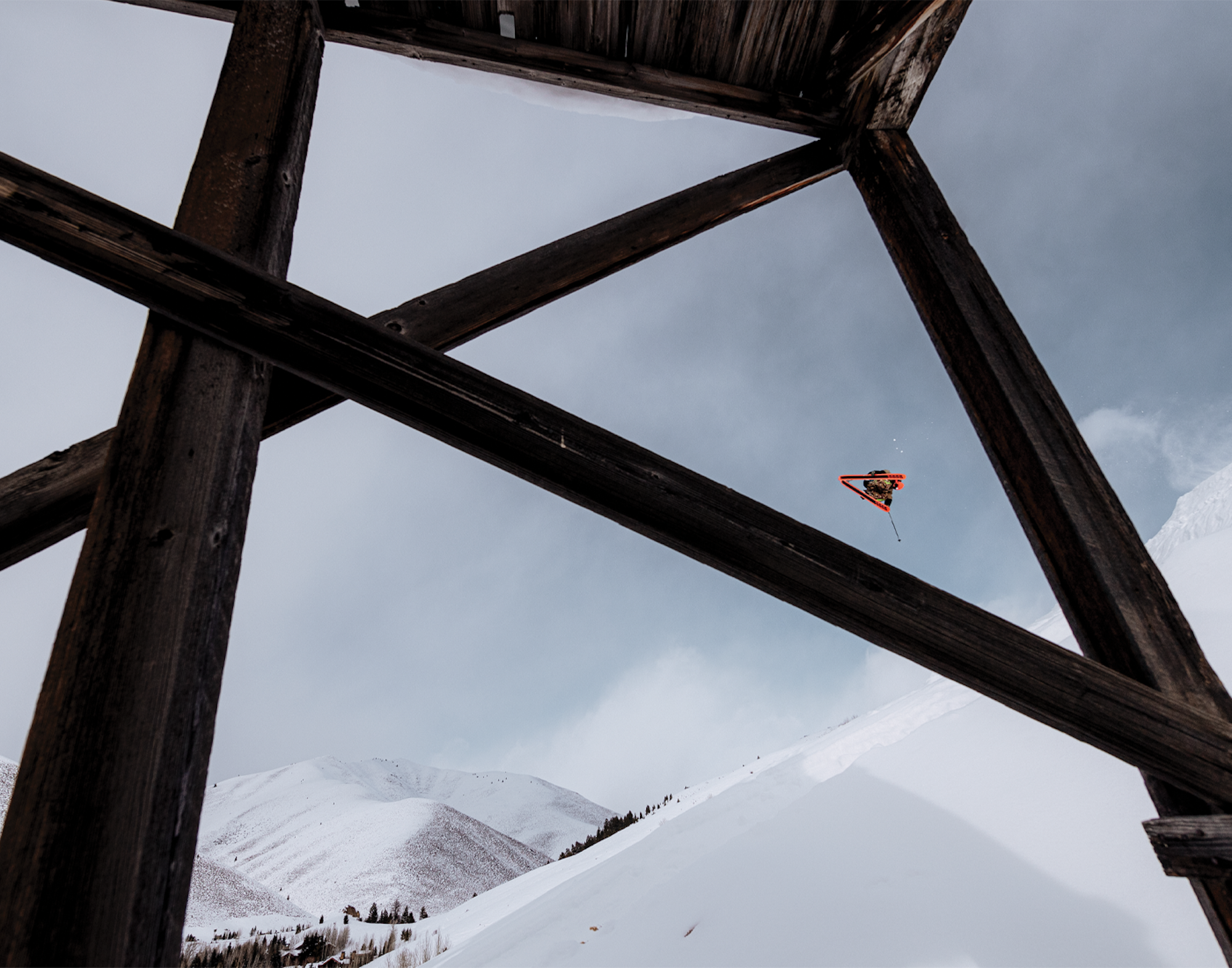 Skier Collin Collins in Sun Valley, ID