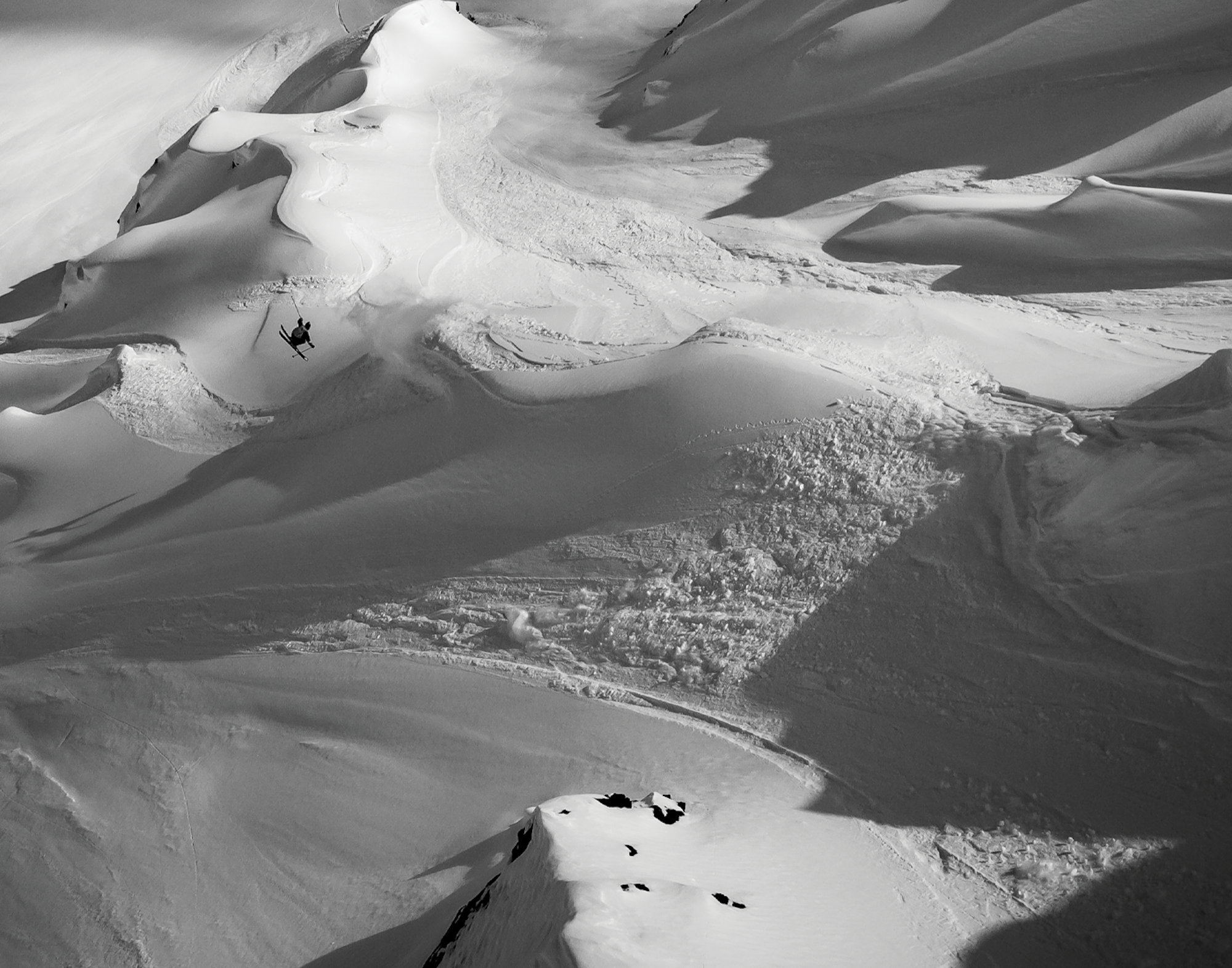Skier Logan Pehota in Bralorne, BC