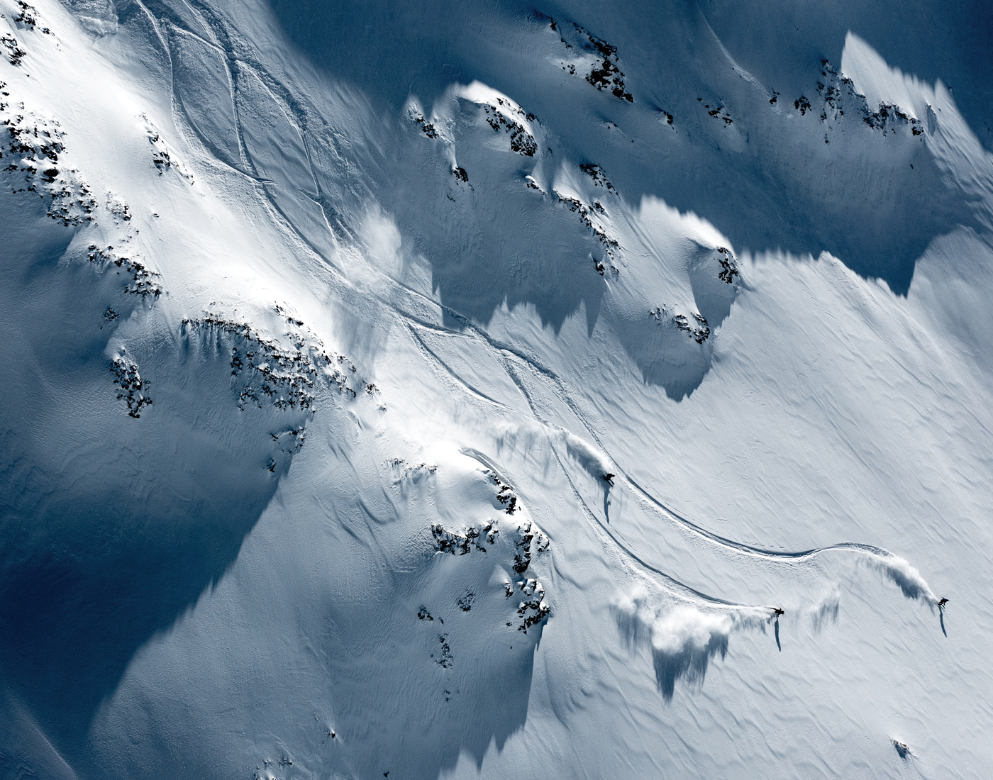 Skiers Hedvig Wessel, Kirstoffer Turdell, Carl Regner in Gastein, AUT