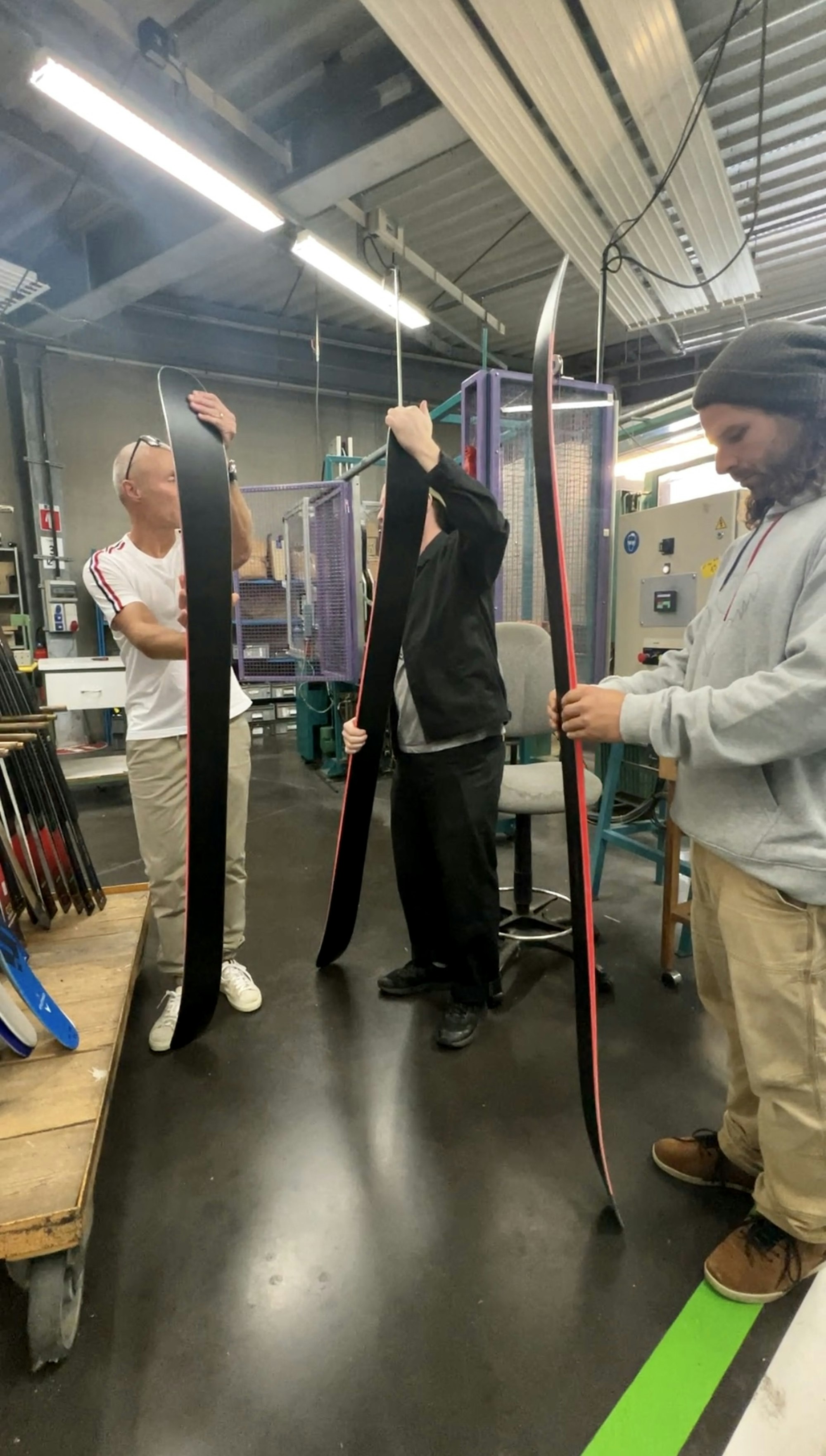 Rossignol Factory testing skis