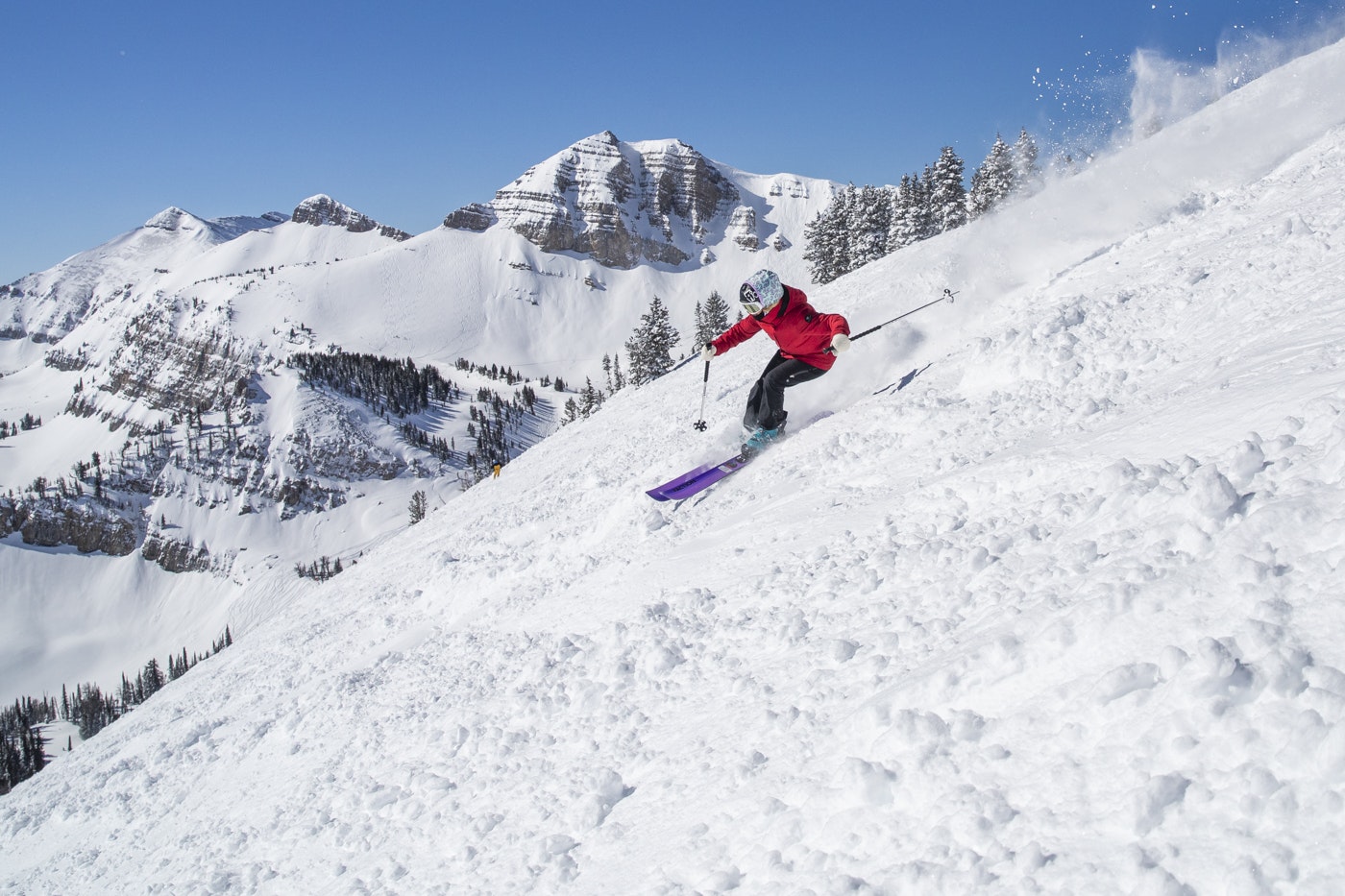 Skier Keegan Rice at Jackson Hole Mountain Resort
