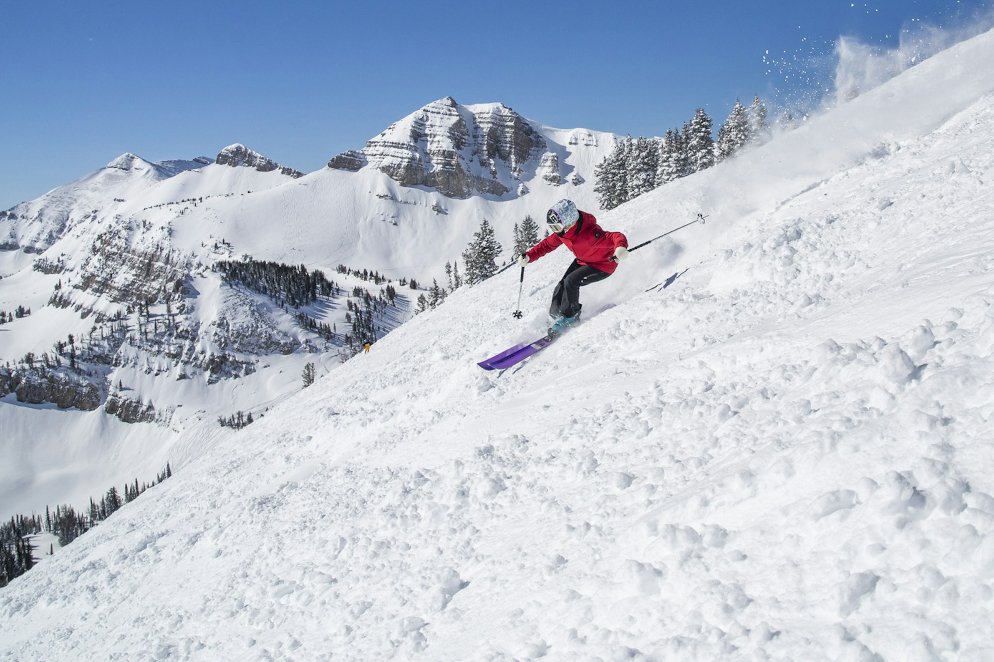 Skier Keegan Rice at Jackson Hole Mountain Resort