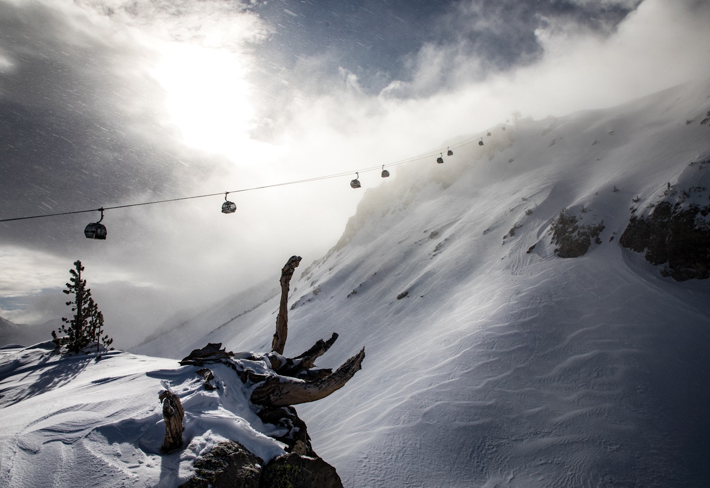 Gondola at Mammoth Mountain, CA