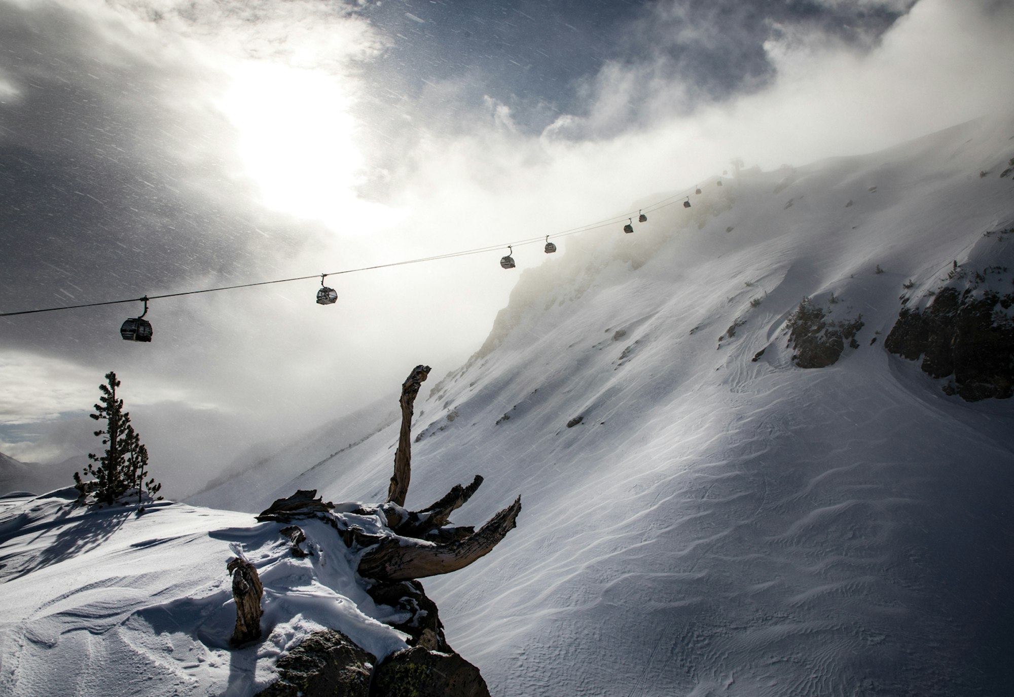 Gondola at Mammoth Mountain, CA