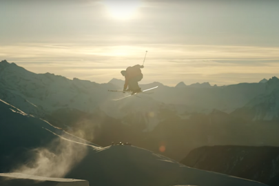 'From Davos with LINE' – The crew sends warm regards as they tear through Jatzpark in Davos, Switzerland