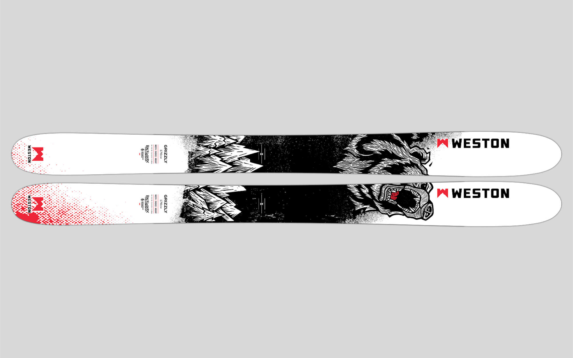 Weston Grizzly skis