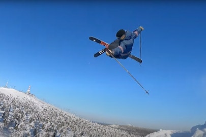 Sidehits as art: Antti Ollila turns Ruka into a playground