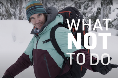 Arc'teryx presents: What NOT to do in the backcountry