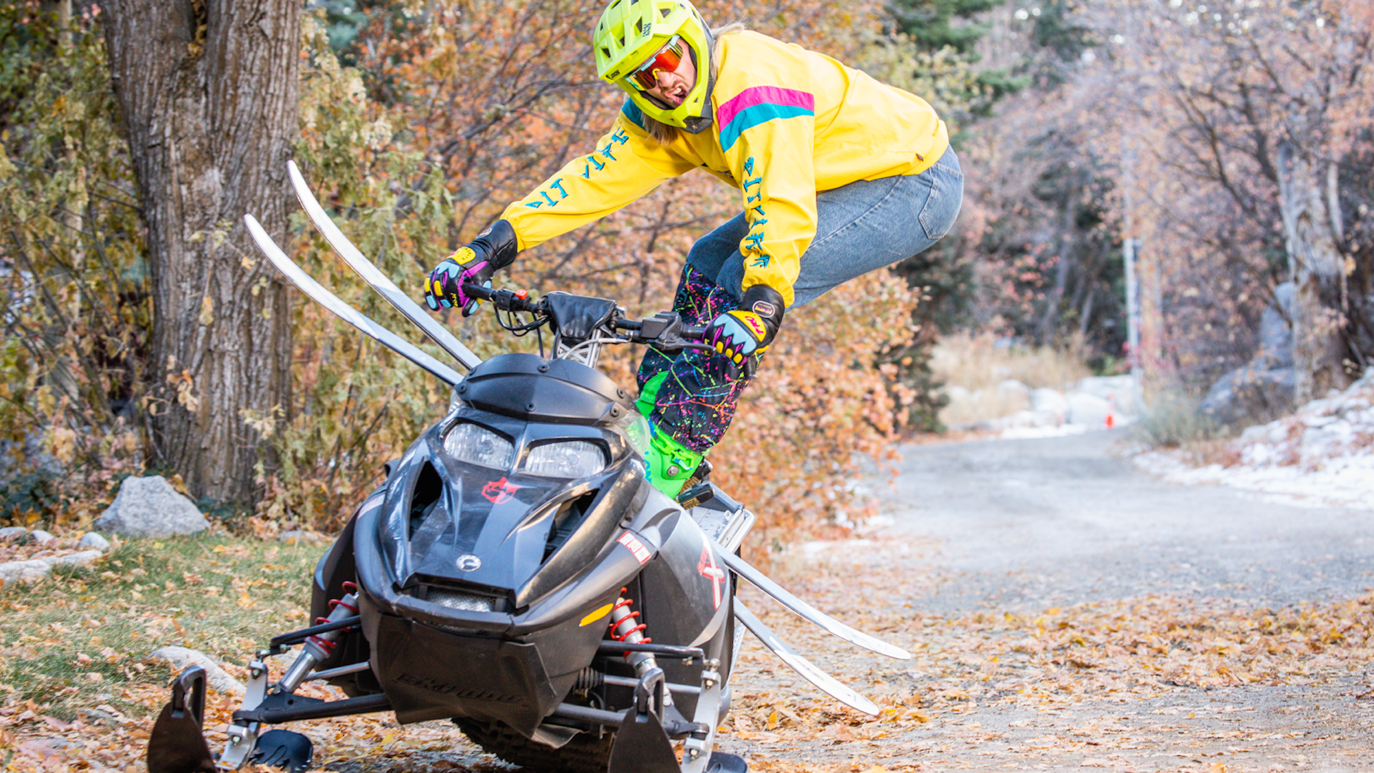 Sled skiing for n00bs