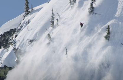 Behind the sends: Flo Goeller survives nasty avalanche near Pemberton, BC