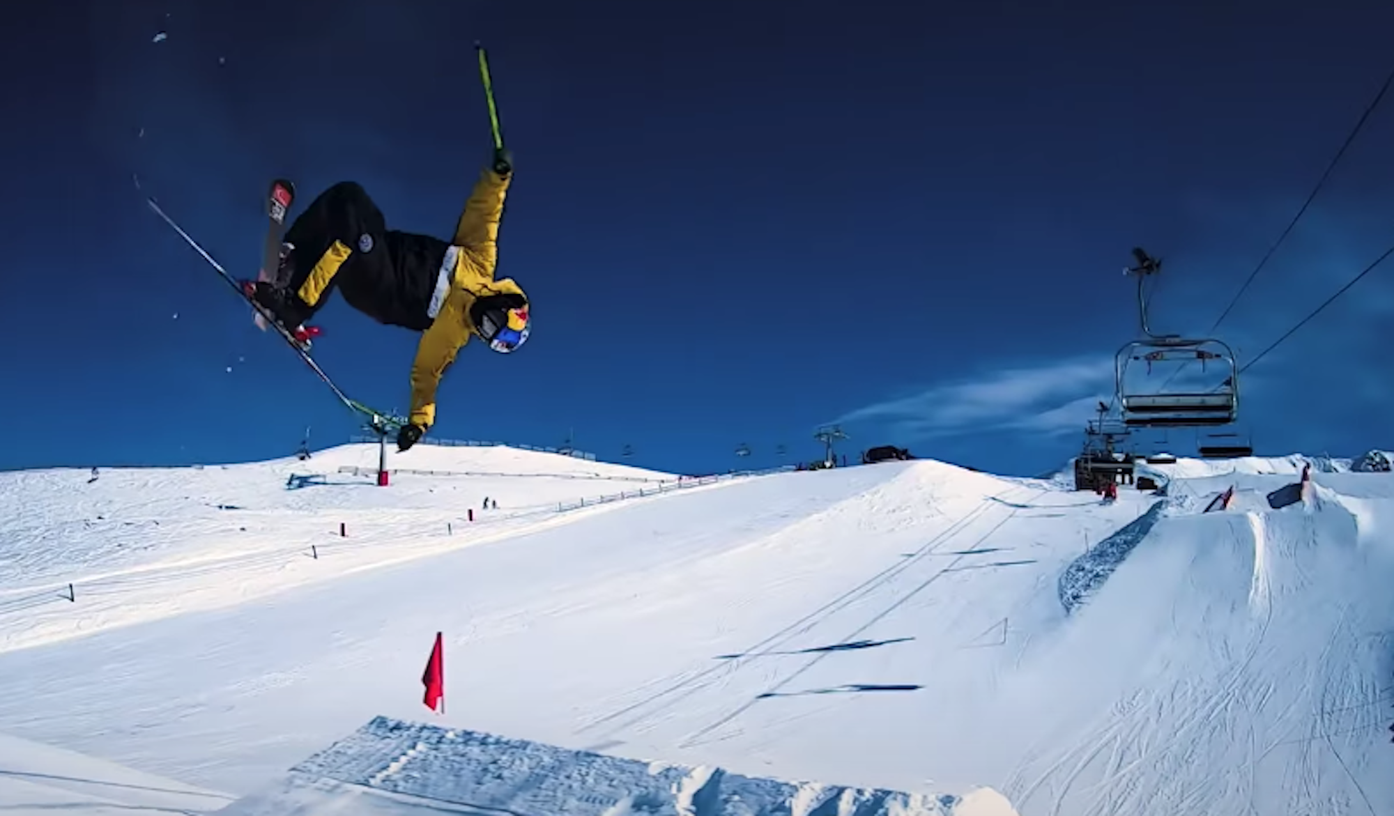 Jesper Tjäder takes on New Zealand's Cardrona Park