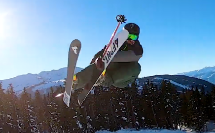 FUNKY: Ian Hamilton struts his stuff in this edit from 4FRNT Skis