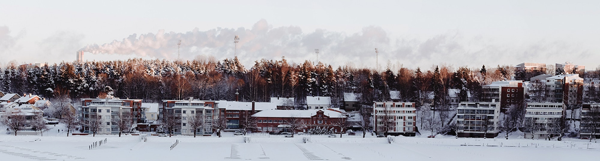 Helsinki under a blanket of snow