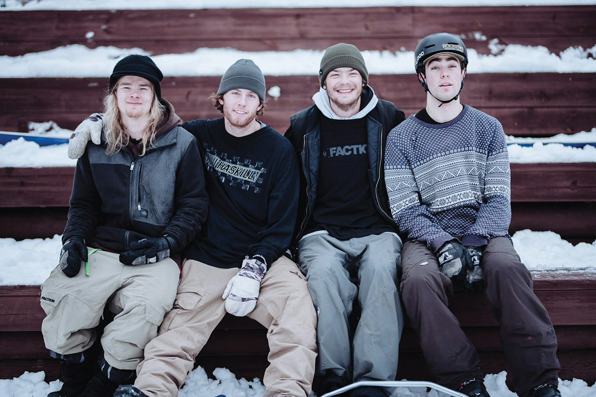 Antti Ollila, Will Berman, Corey Jackson and Alex Hall