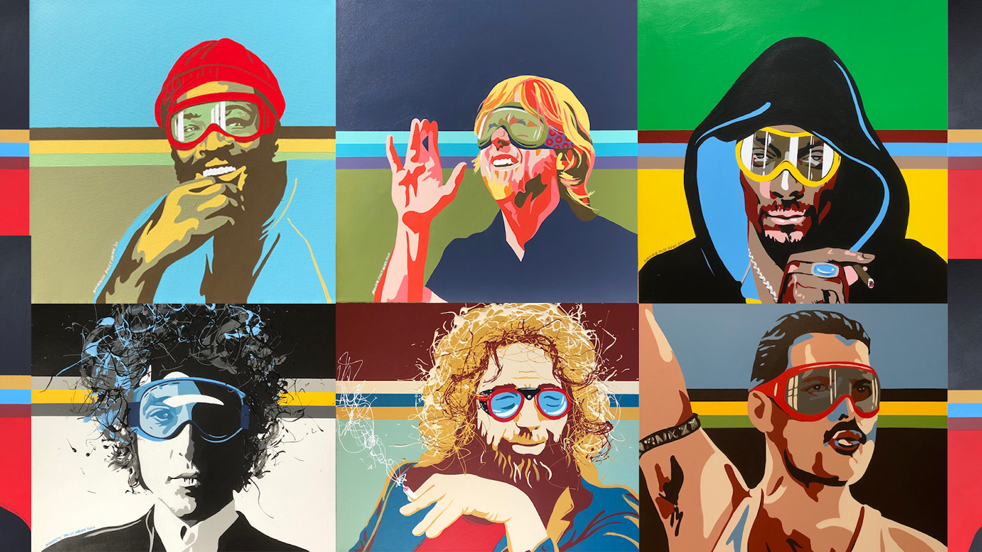 [Q&A] This artist is reimagining our favorite rock, hip-hop and soul musicians—at après