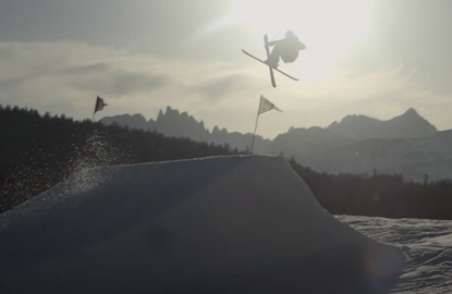 Park laps and goggle tans at Mammoth Mountain