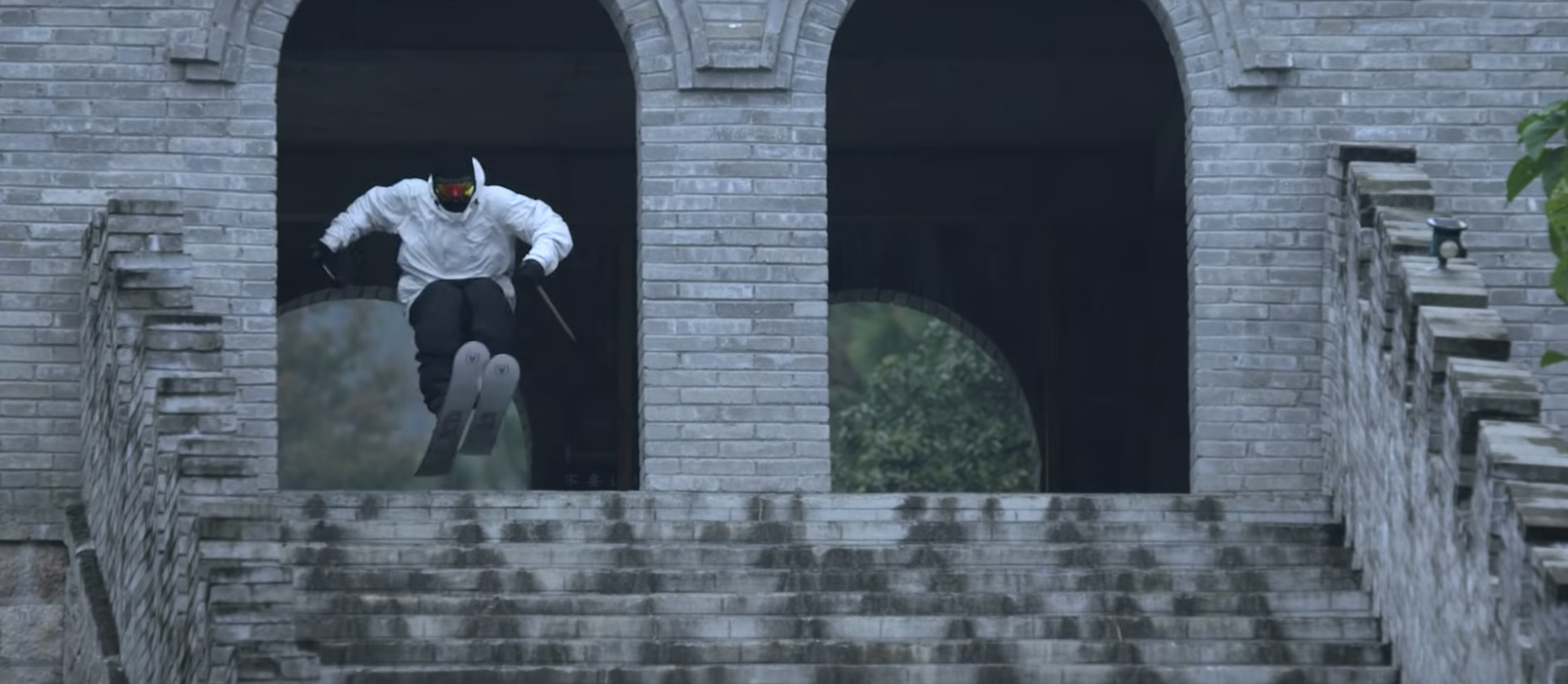 Behind the scenes: Candide Thovex skis The Great Wall of China