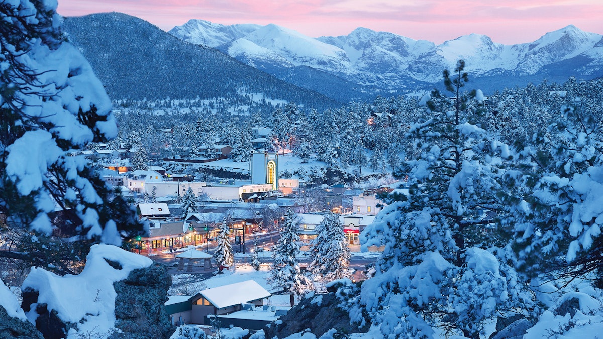 Backcountry skiing in Estes Park, Colorado