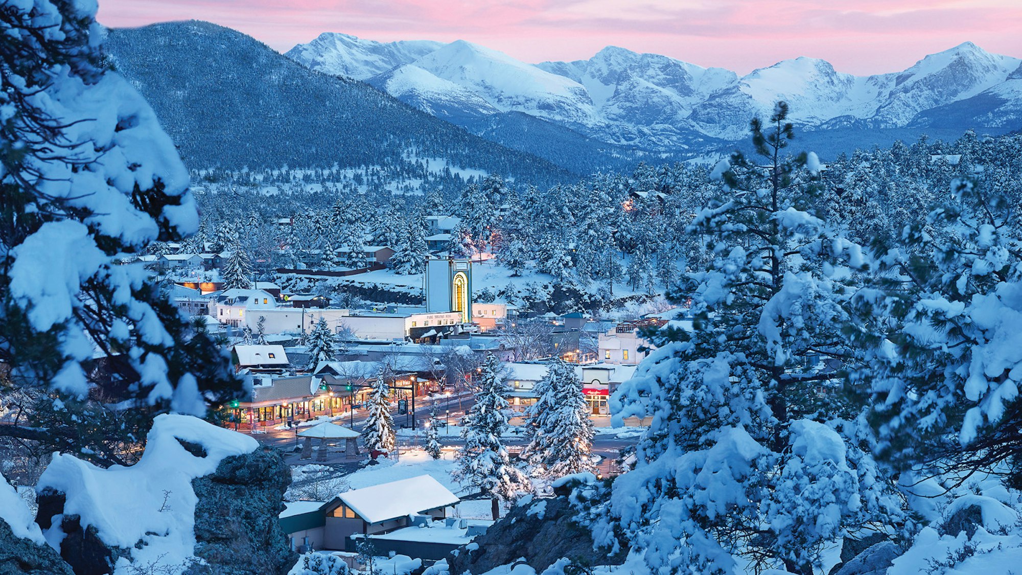 Backcountry skiing in Estes Park, Colorado