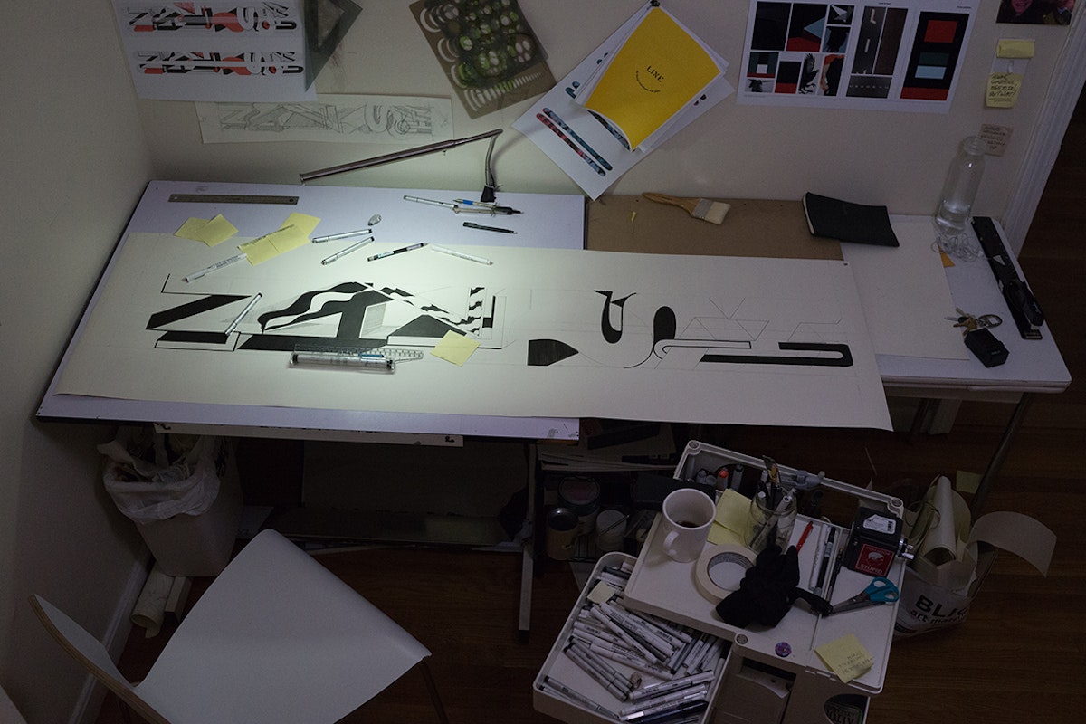 The artwork behind the 2021 Line Tom Wallisch Pro & Chronic skis