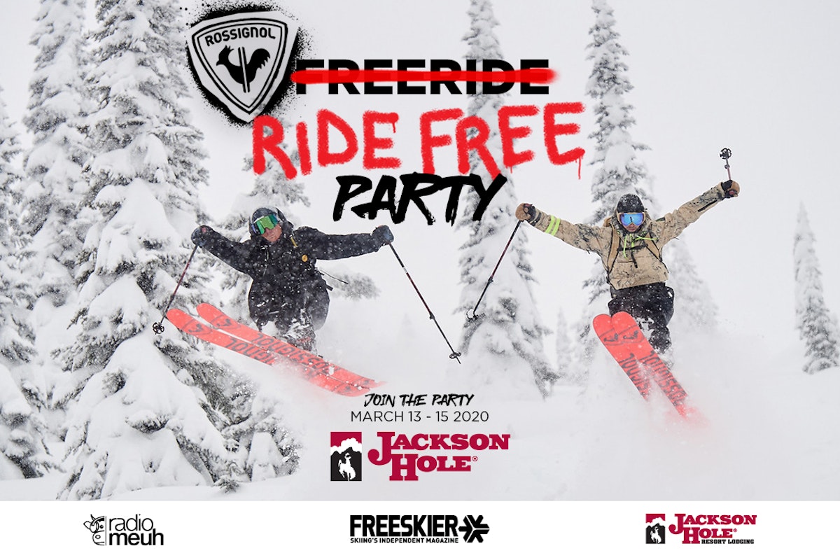 Rossignol is sending one lucky winner and a friend to its Ride Free Party at Jackson Hole this spring, enter for your chance to win!